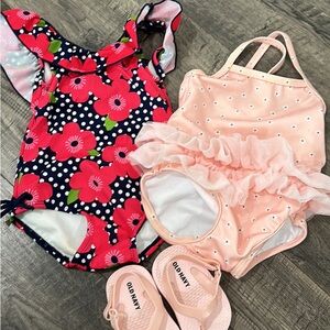 Gymboree bathing suits swim suits 3-6months